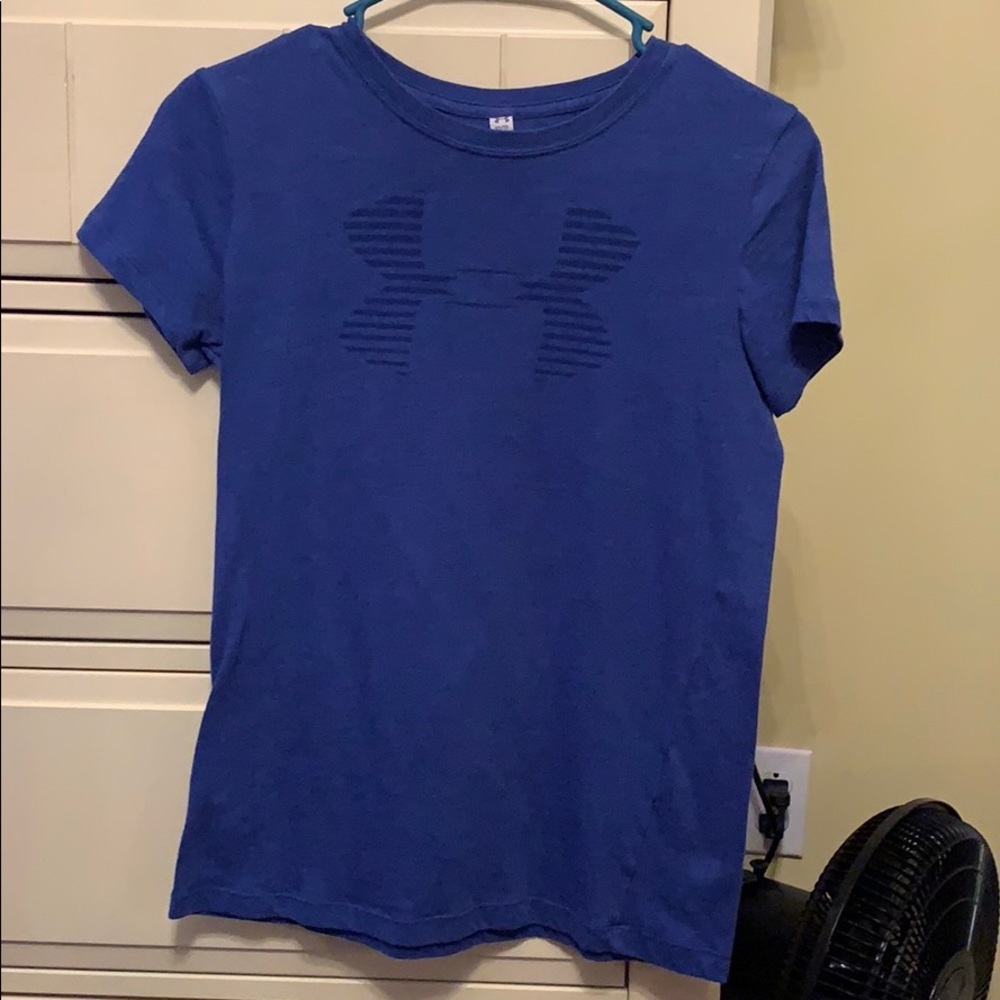 Blue under armour shirt